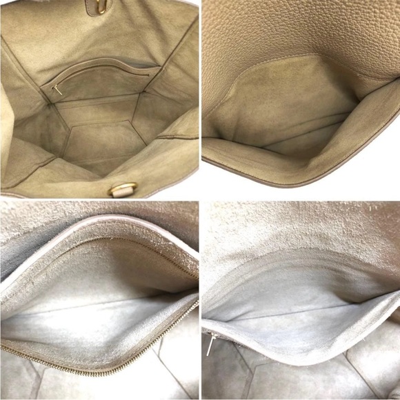 Celine Beige Leather Shoulder Bag - Picture 12 of 13